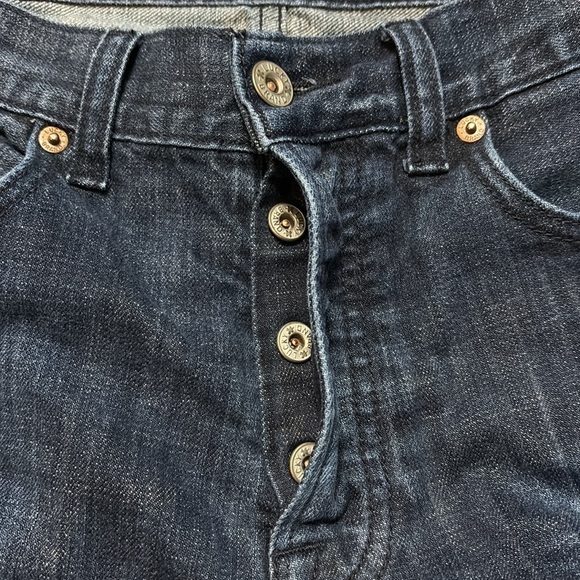 Lucky Brand 121 heritage slim men’s jeans- 32x32- blue denim, button fly - Picture 11 of 12